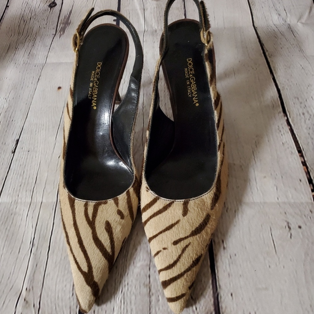 Dolce and Gabbana Leopard sandals